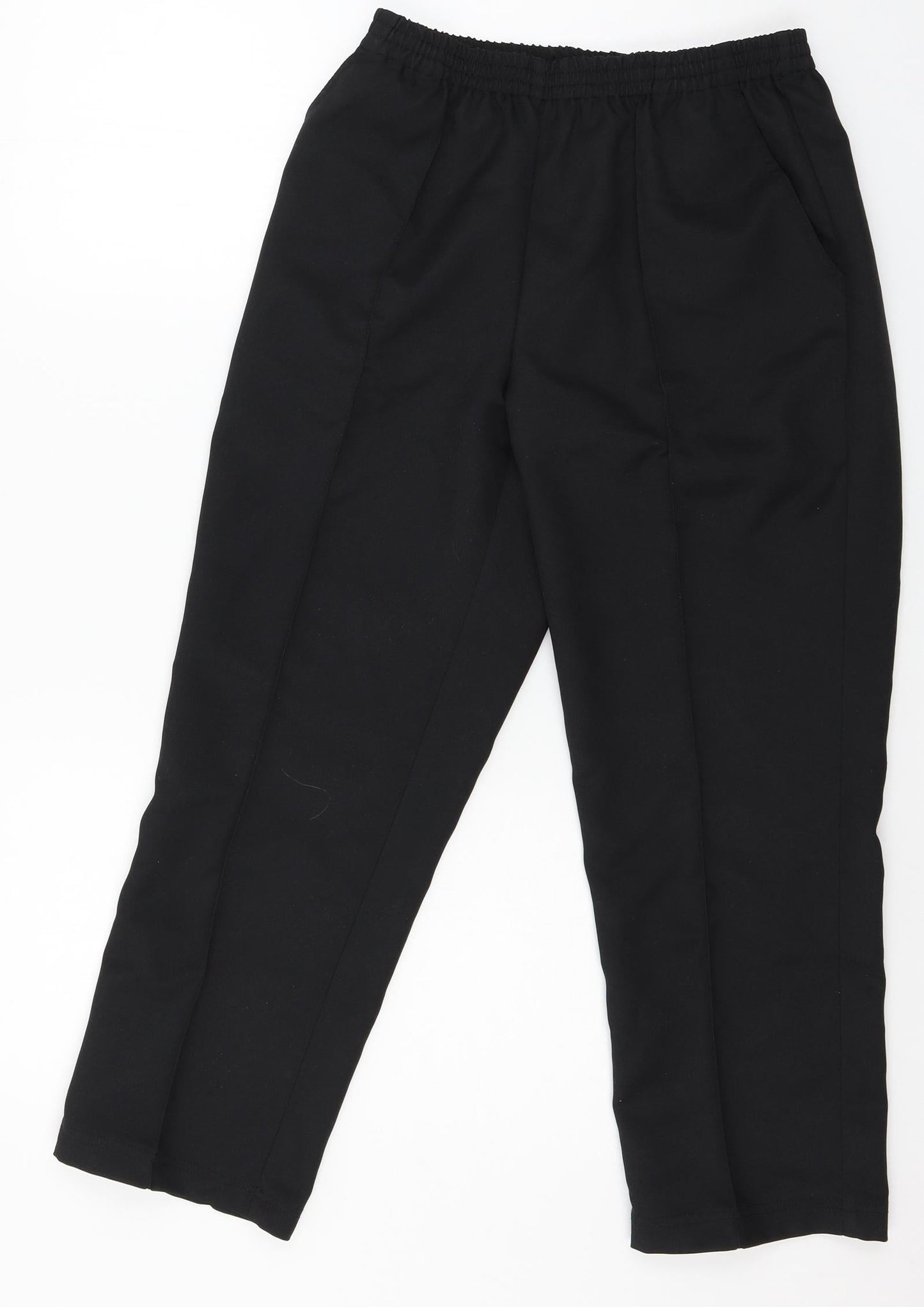Damart Womens Black   Cropped Trousers Size 8 L23 in