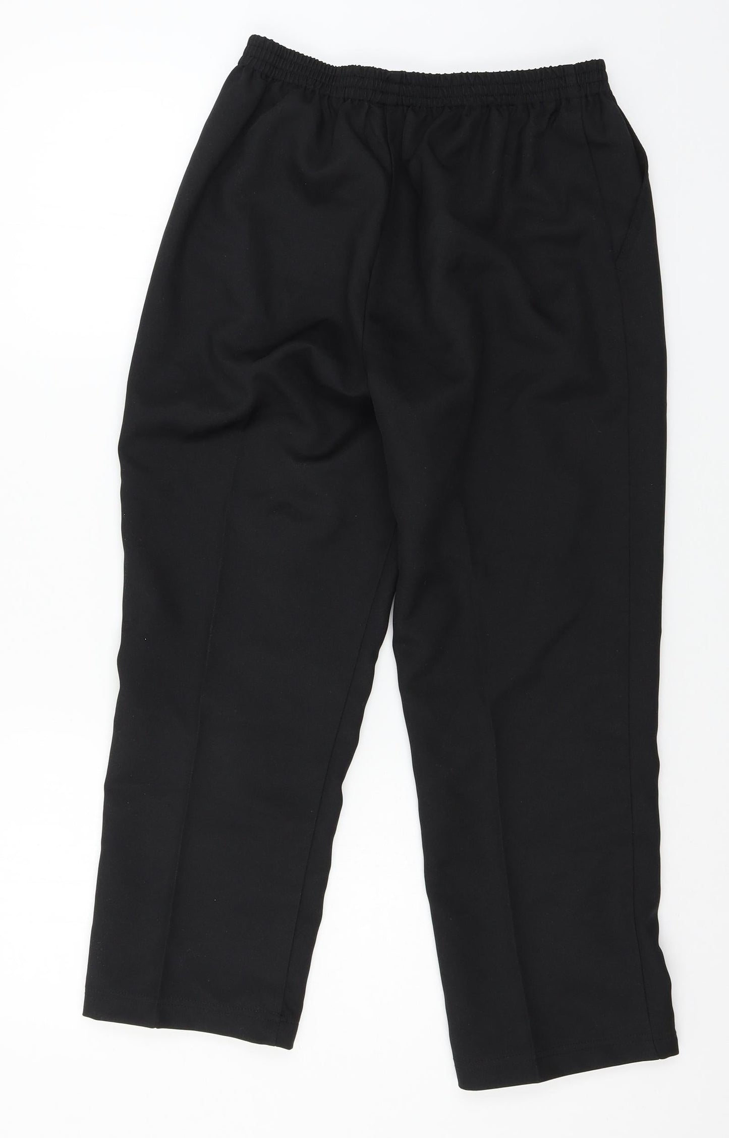 Damart Womens Black   Cropped Trousers Size 8 L23 in
