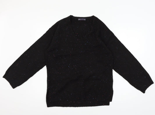 Marks and Spencer Womens Black  Knit Pullover Jumper Size S