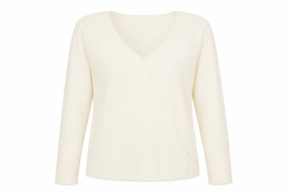 ellie louise Womens Ivory   Pullover Jumper Size 2XL