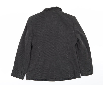 Gerry Weber Womens Black Polka Dot  Jacket Blazer Size 10