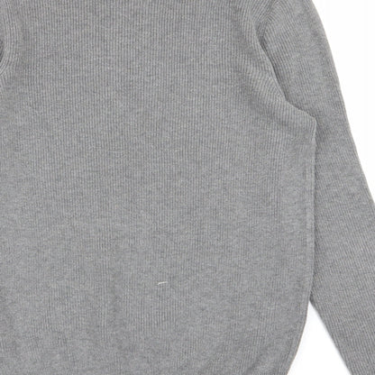 DNM Dissident Mens Grey   Pullover Jumper Size S