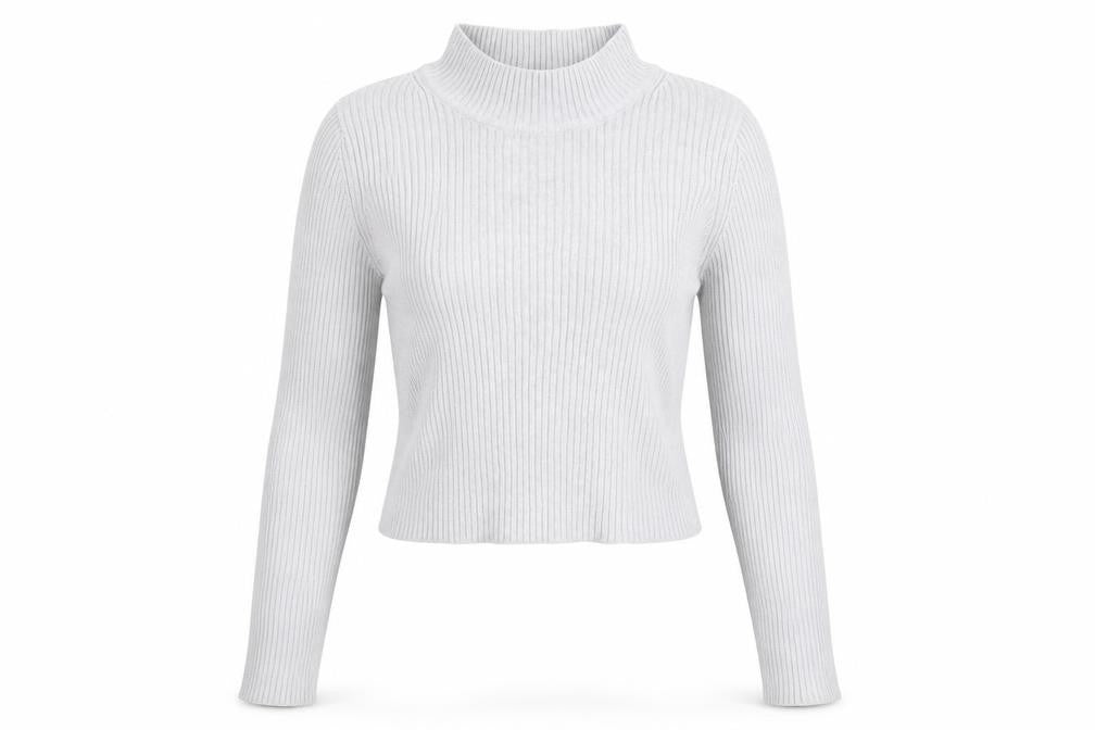 Select Womens Grey   Basic T-Shirt Size 6  - crop top