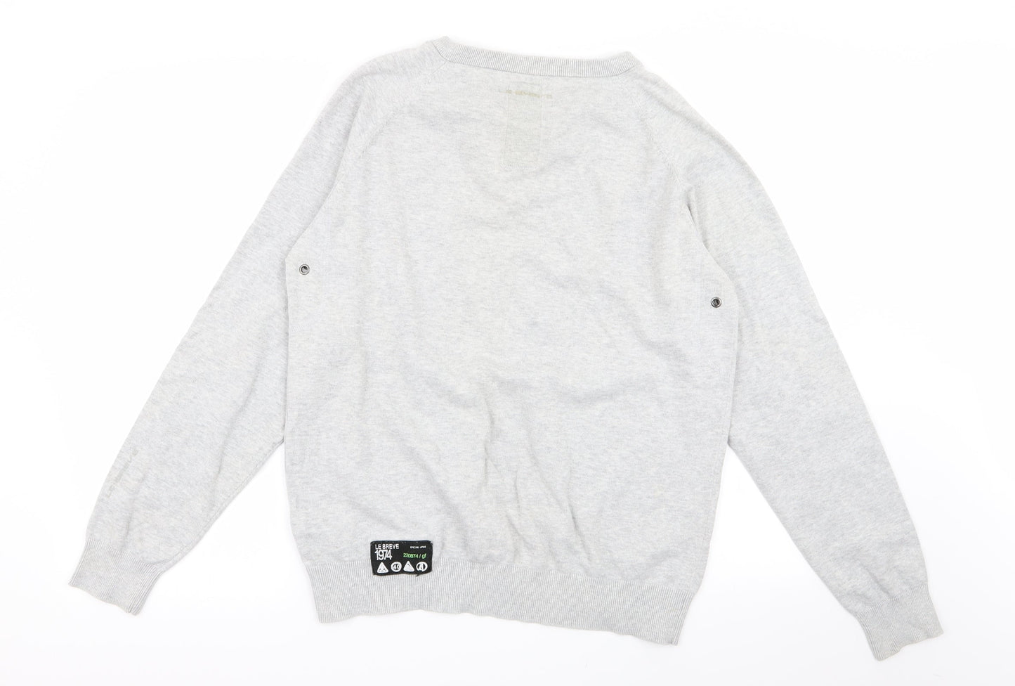 leibreve Mens Grey   Pullover Jumper Size XL