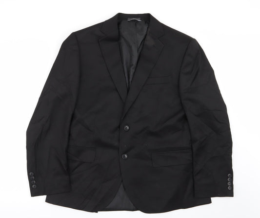 M&S Mens Black   Jacket Blazer Size 40