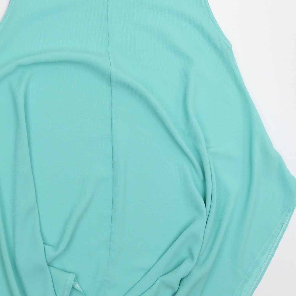 Preworn Womens Green   Basic Blouse One Size