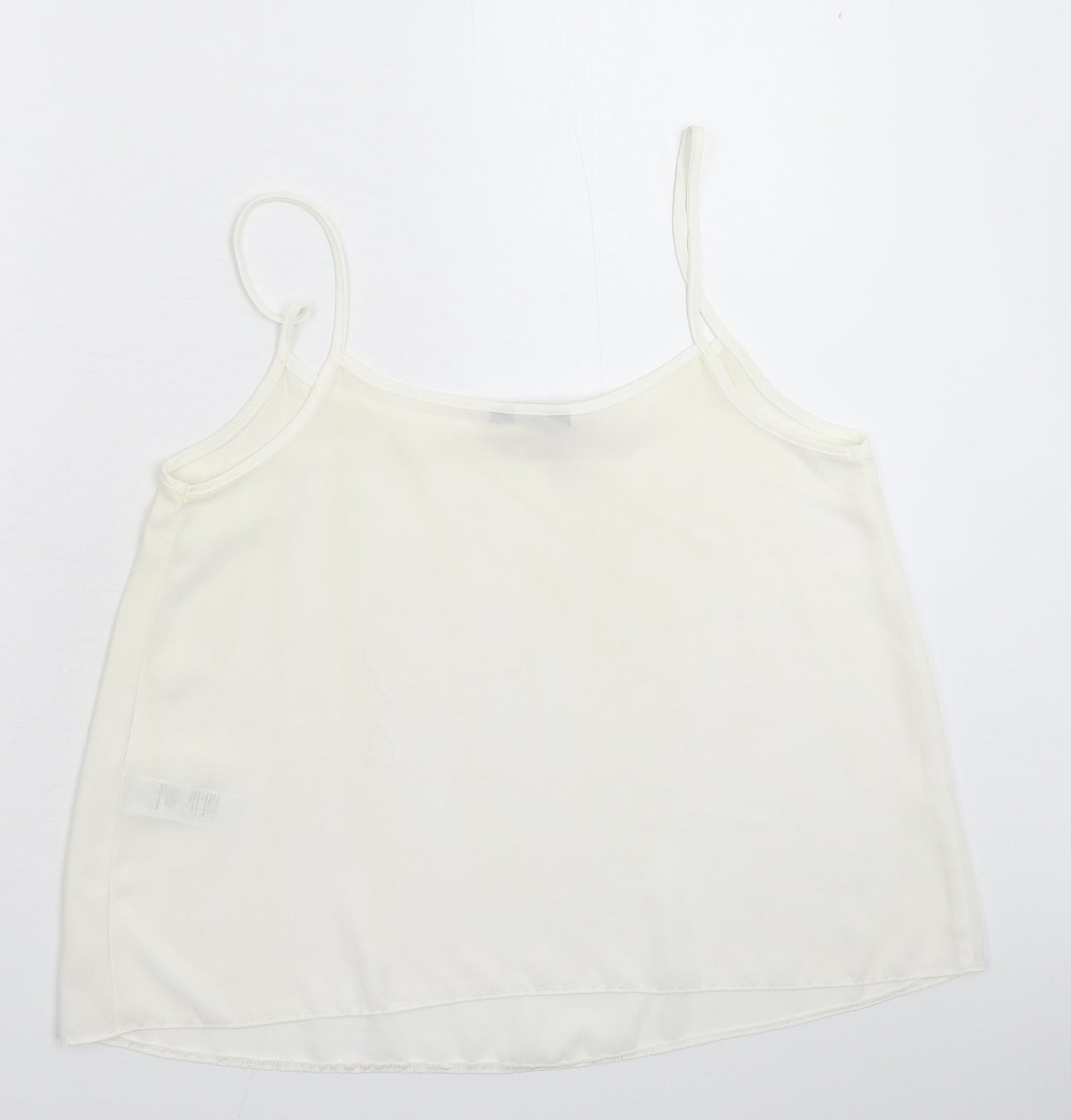 New Look Womens White   Basic Tank Size 14
