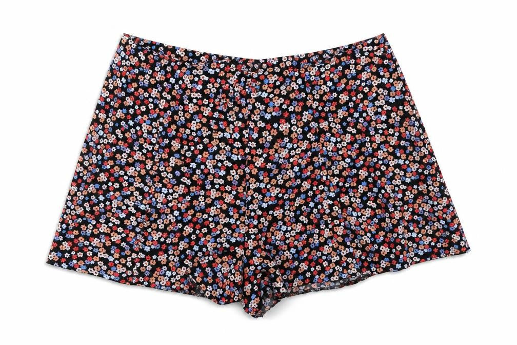 New Look Womens Multicoloured Floral  Hot Pants Shorts Size 6