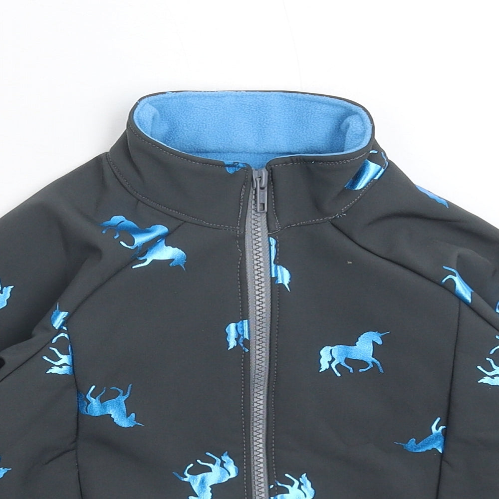 Preworn Girls Grey  Softshell Jacket  Size S