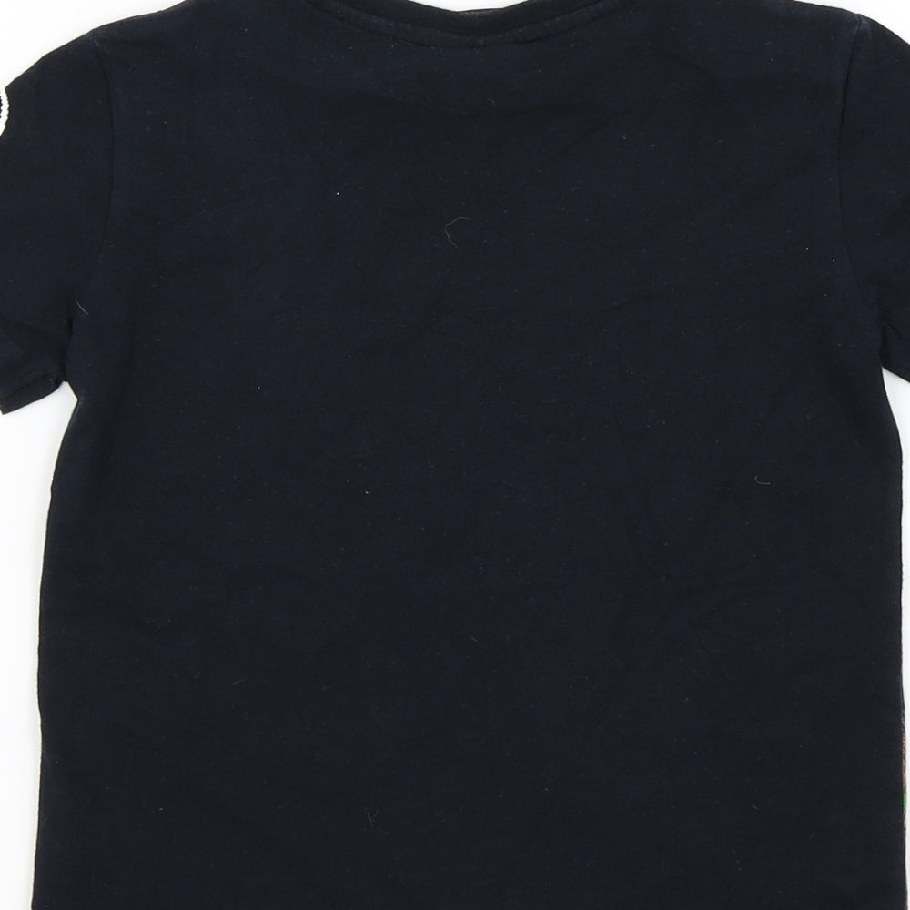 NEXT Boys Black Colourblock  Basic T-Shirt Size 4 Years  - LEGO