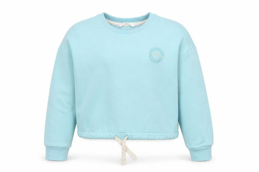 Marks & Spencer Girls Blue Colourblock  Pullover Sweatshirt Size 9-10 Years