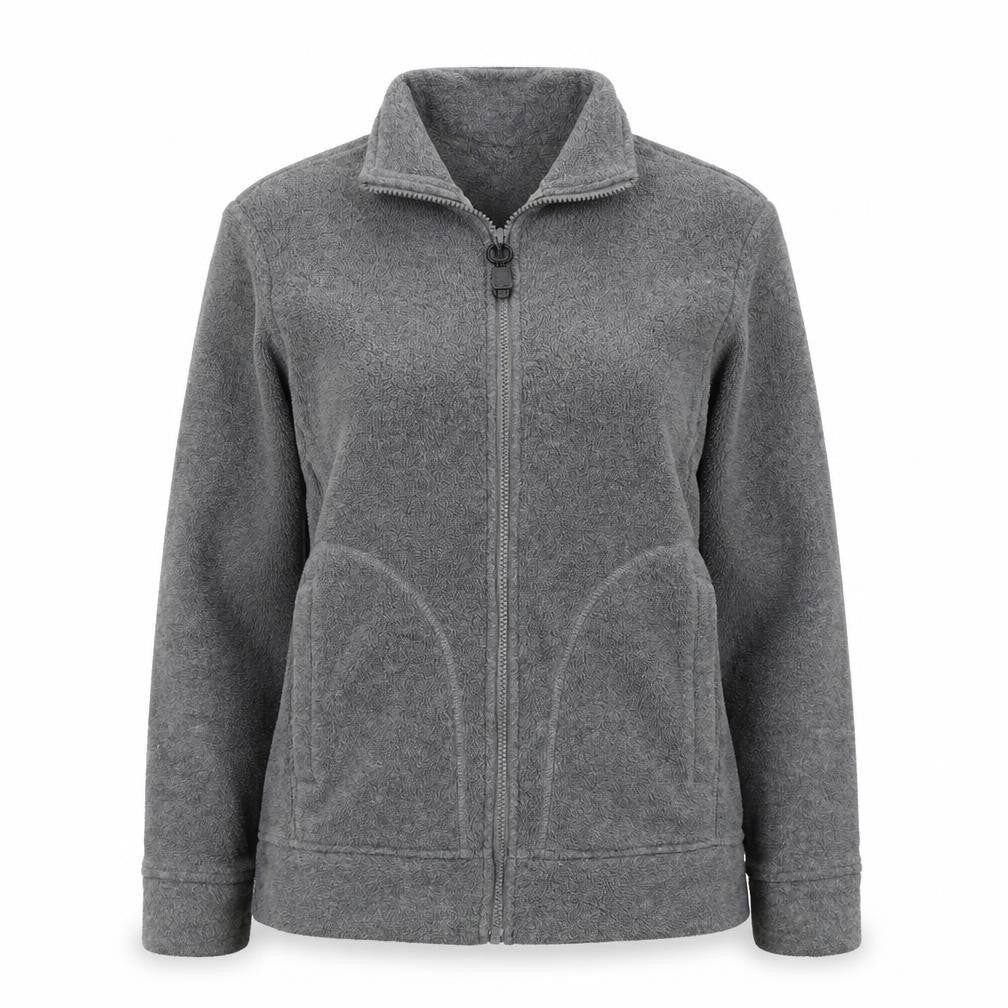 George Womens Grey   Full Zip Jumper Size S