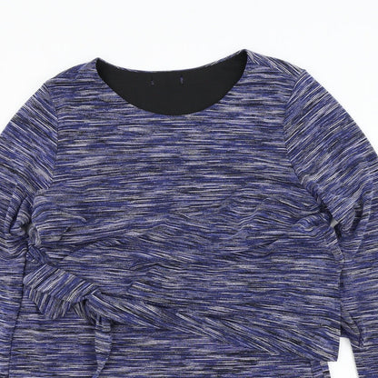 Womens Black Colourblock  A-Line  Size 18