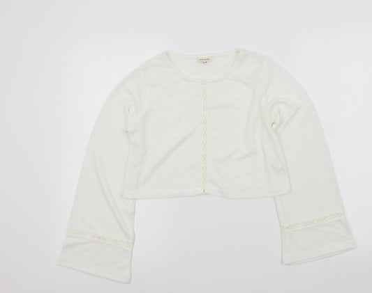 River Island Womens White   Pullover Jumper Size 6