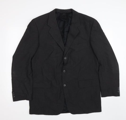 Copperstone Mens Black   Jacket Suit Size 42