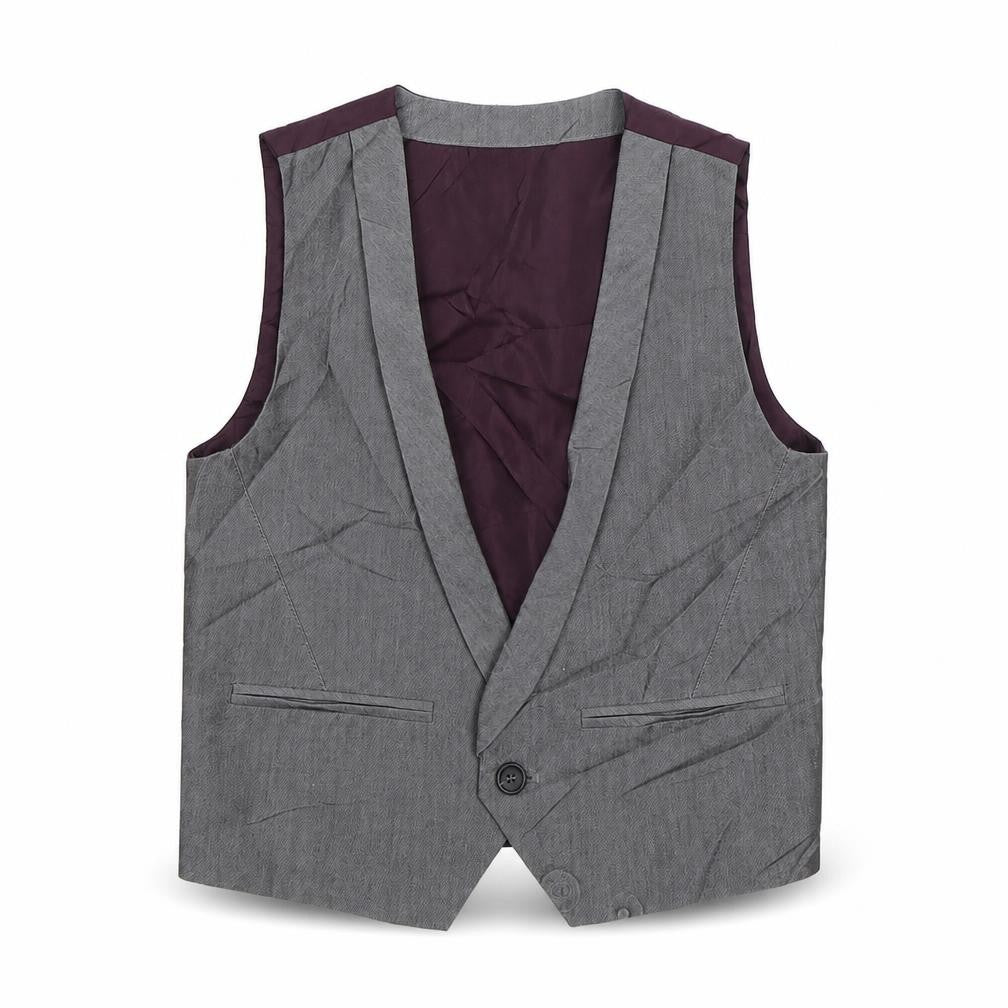 Next Boys Grey   Jacket Waistcoat Size 4-5 Years
