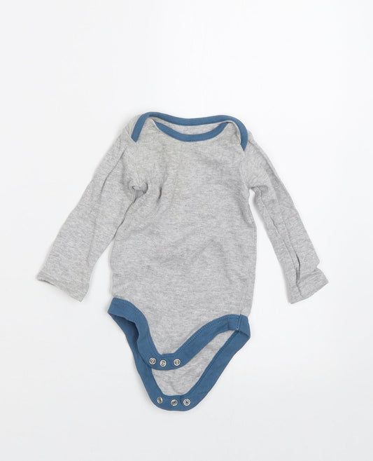 TU Baby Grey   Babygrow One-Piece Size 3-6 Months