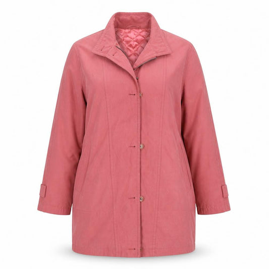 BHS Womens Pink   Overcoat Coat Size 16