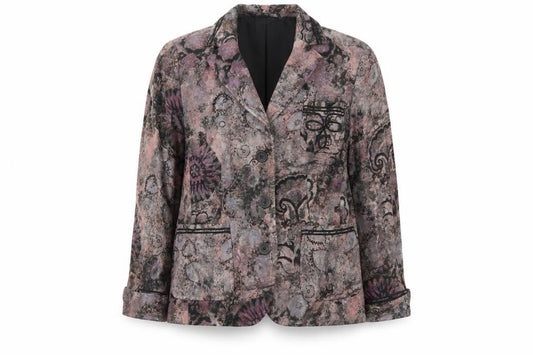 Marks & Spencer Womens Multicoloured Argyle/Diamond  Jacket Blazer Size 14