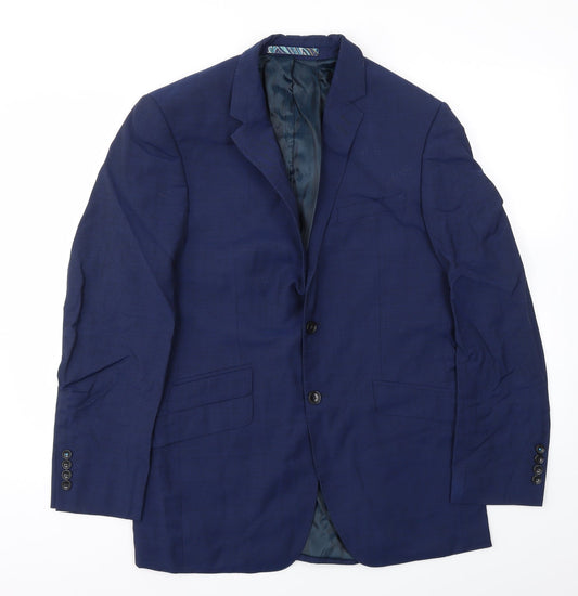 M&S Mens Blue   Jacket Blazer Size 38
