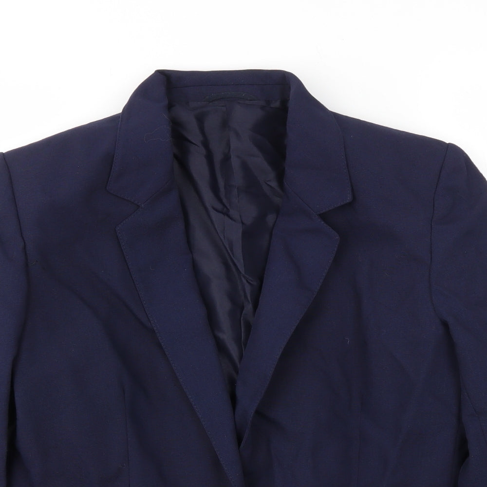 St Micahel Womens Blue   Jacket Blazer Size 14