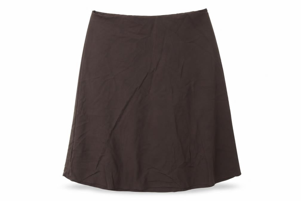 Bonmarché Womens Brown Flare Skirt Size 18 - stretch waistband