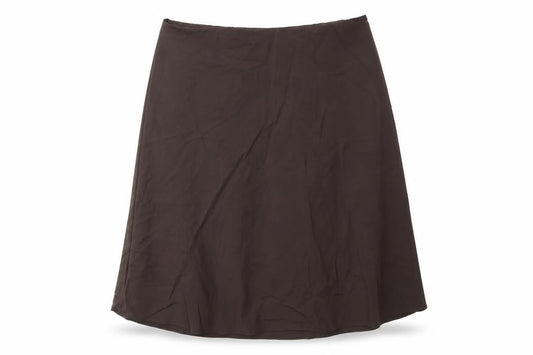 Bonmarché Womens Brown Flare Skirt Size 18 - stretch waistband