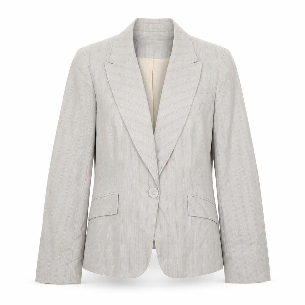 AMARANTO Womens Beige   Jacket Blazer Size 12