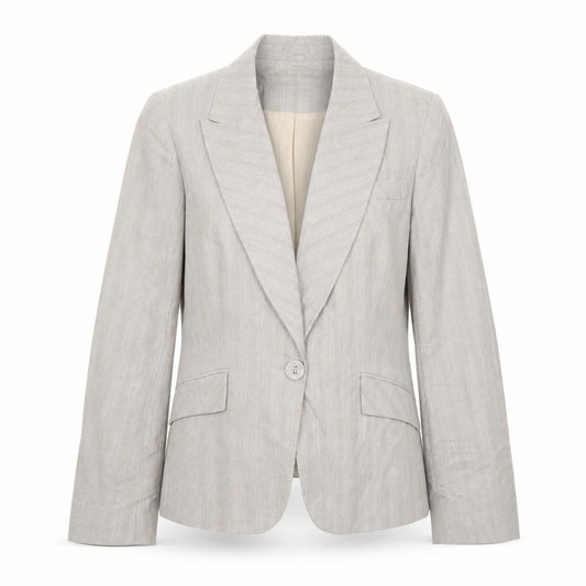 AMARANTO Womens Beige   Jacket Blazer Size 12