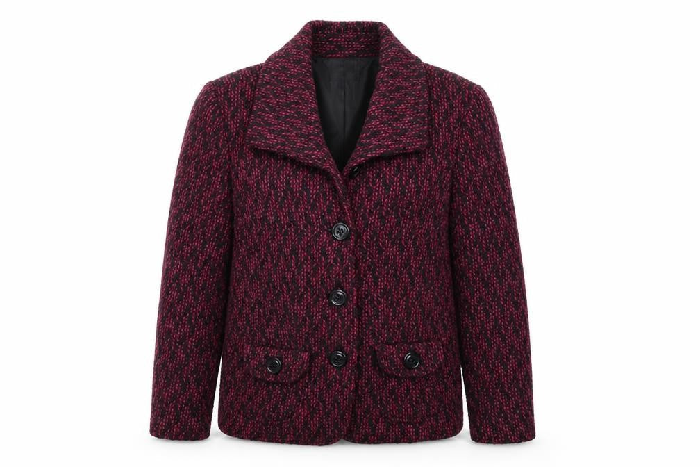 OSCAS B Womens Purple   Jacket Coat Size 14
