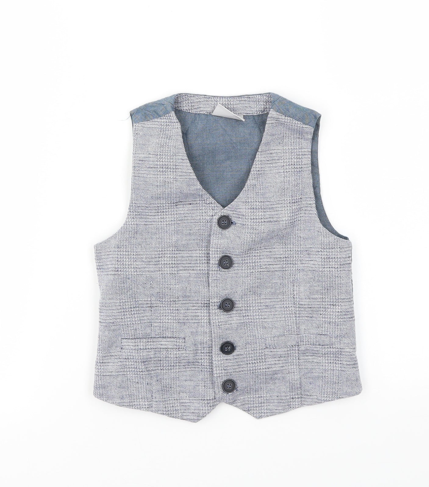 NEXT Boys Blue   Basic Jacket Waistcoat Size 3 Years