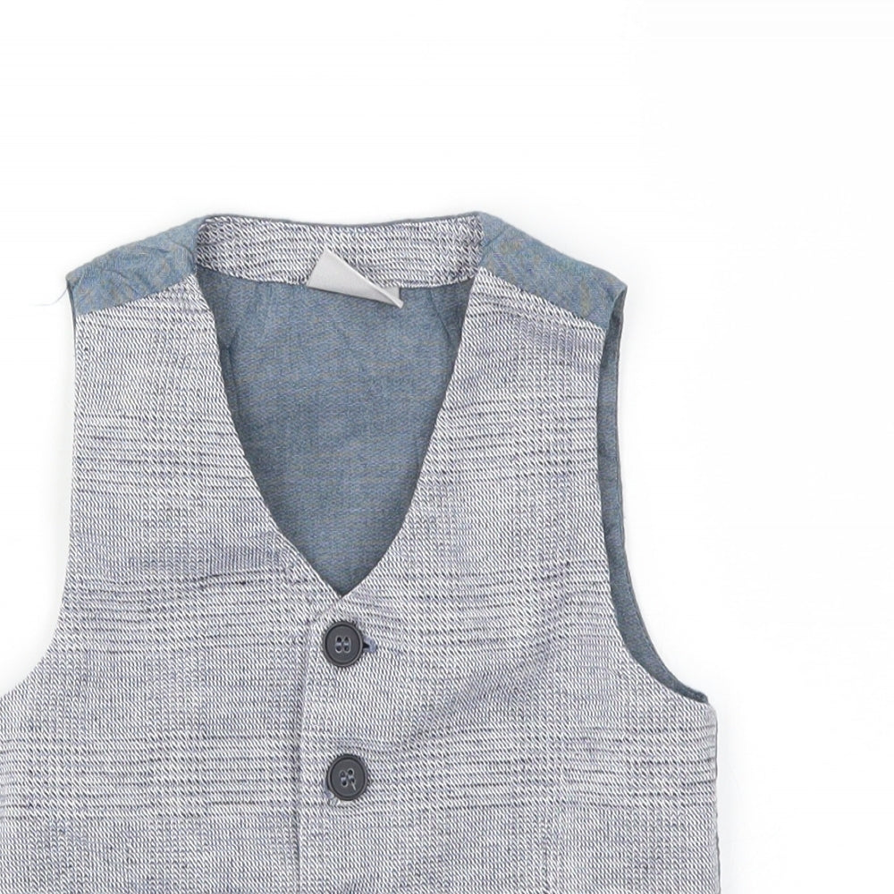 NEXT Boys Blue   Basic Jacket Waistcoat Size 3 Years
