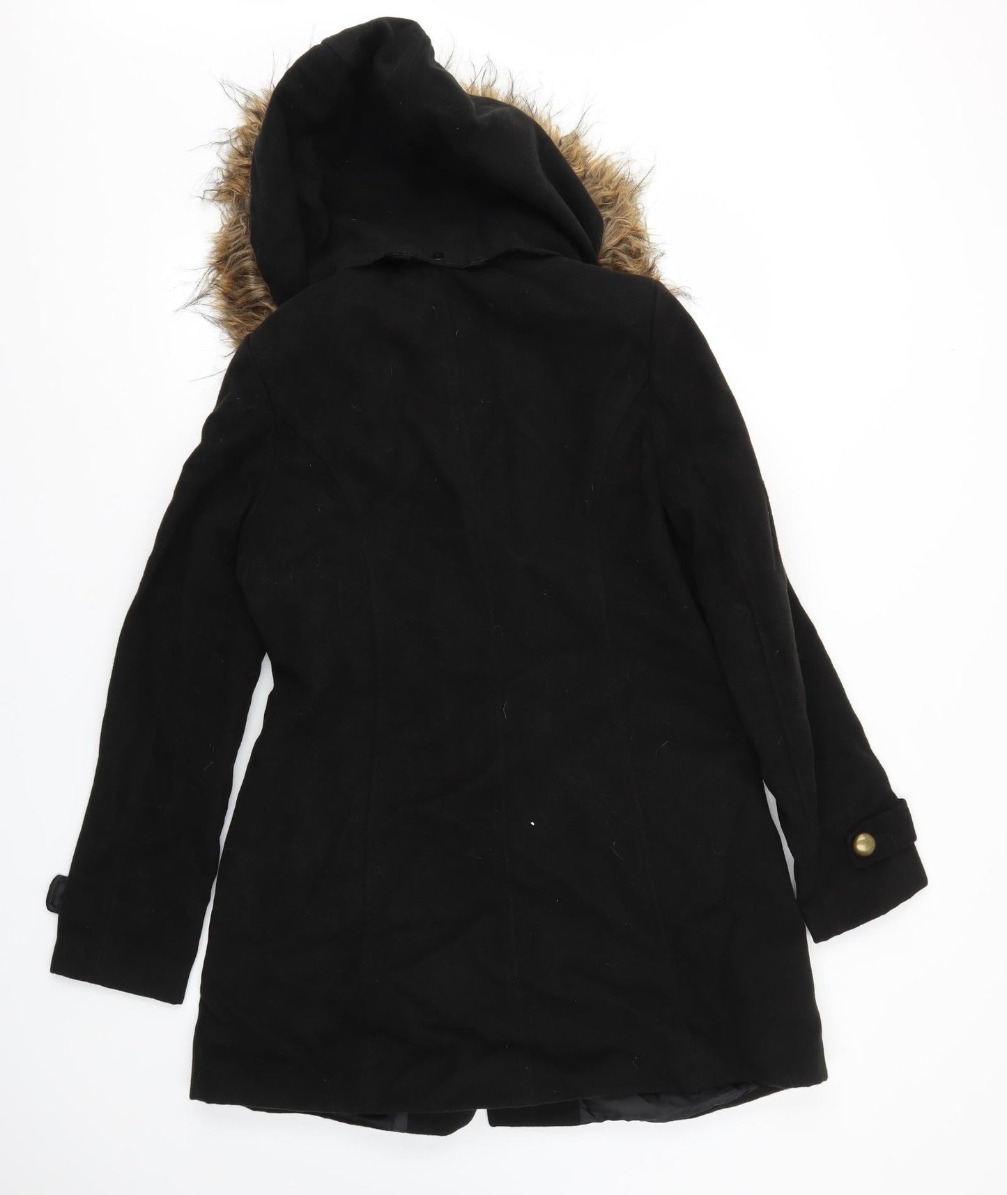 Essentials Womens Black   Jacket Coat Size 10