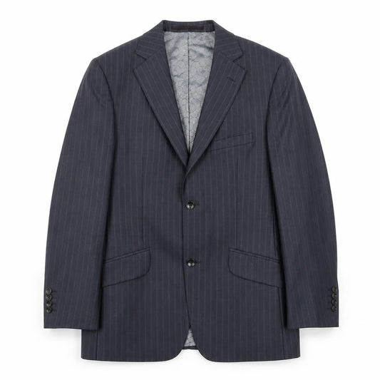 REMUS Mens Blue Striped  Jacket Blazer Size 36