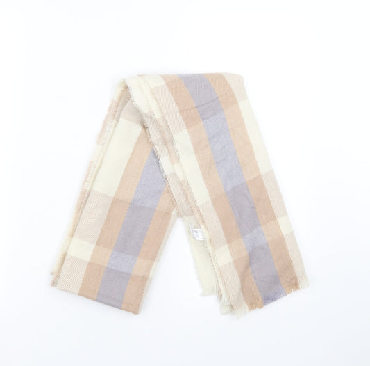 Primark Womens Beige Check   Scarf