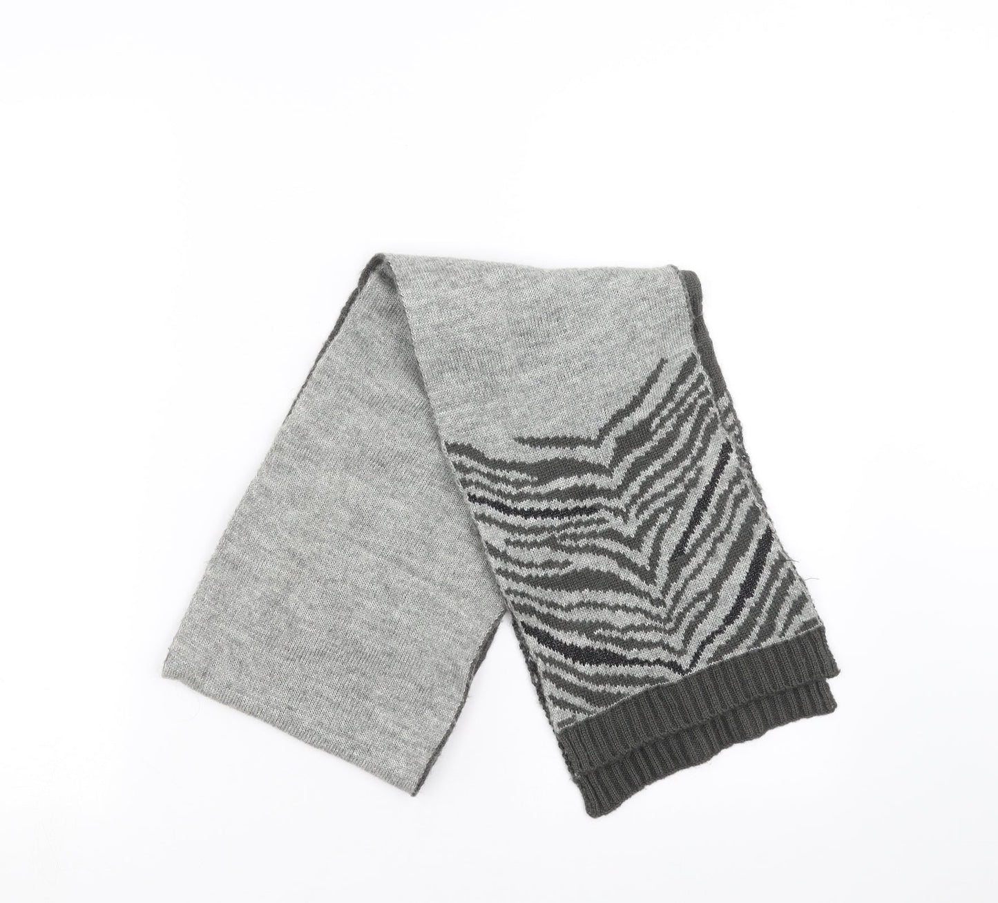 George Unisex Grey Geometric   Scarf