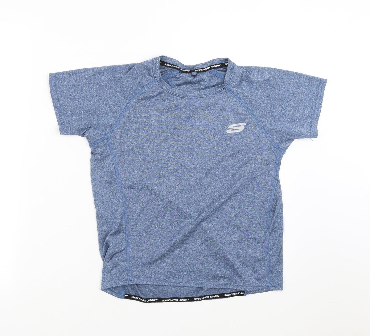 Skechers Boys Blue   Basic T-Shirt Size 10-11 Years  - active wear