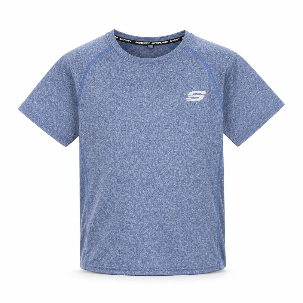 Skechers Boys Blue   Basic T-Shirt Size 10-11 Years  - active wear