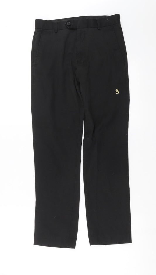 Banner Boys Black   Dress Pants Trousers Size S