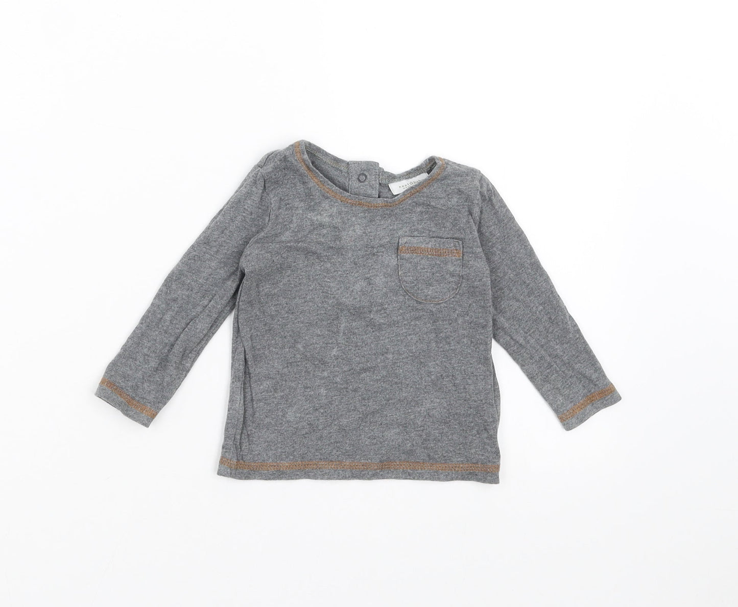 NEXT Baby Grey   Basic T-Shirt Size 3-6 Months