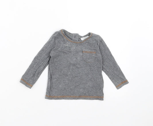 NEXT Baby Grey   Basic T-Shirt Size 3-6 Months