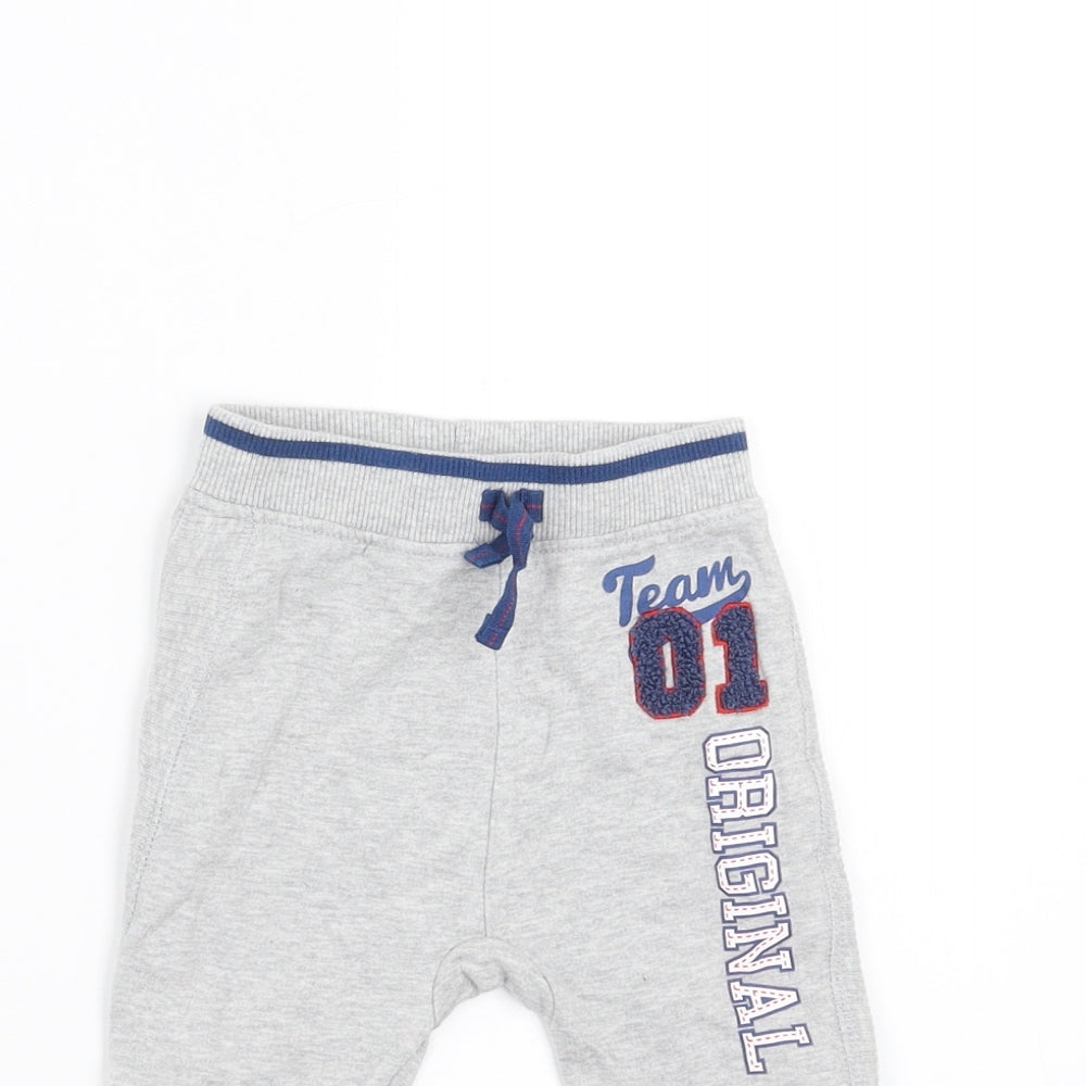 George Baby Grey   Jogger Trousers Size 3-6 Months