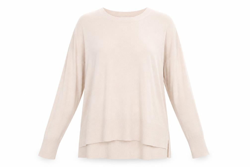 H&M Womens Pink  Knit Pullover Sweatshirt Size L