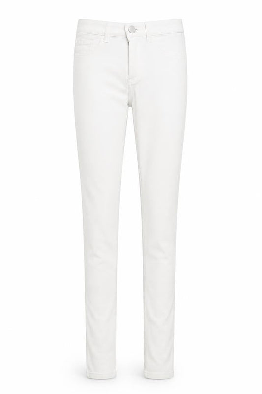 Pieces Womens White  Denim Skinny Jeans Size 6 L32 in