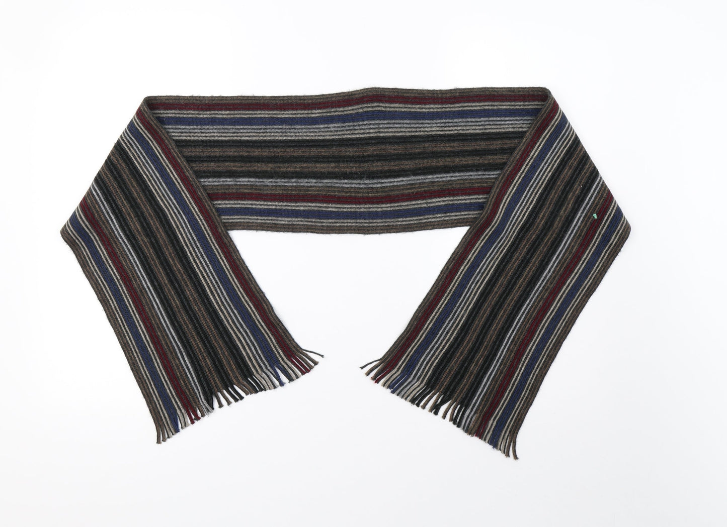 Preworn Boys Multicoloured Striped Knit Scarf  One Size