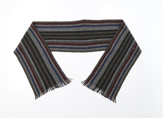 Preworn Boys Multicoloured Striped Knit Scarf  One Size