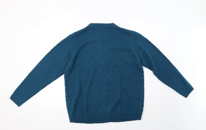 honer millburn Womens Green  Knit Pullover Sweatshirt Size 16