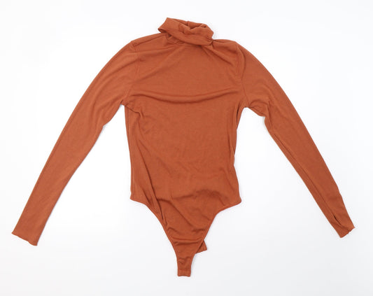 Preworn Womens Brown  Knit Pullover Sweatshirt Size 10