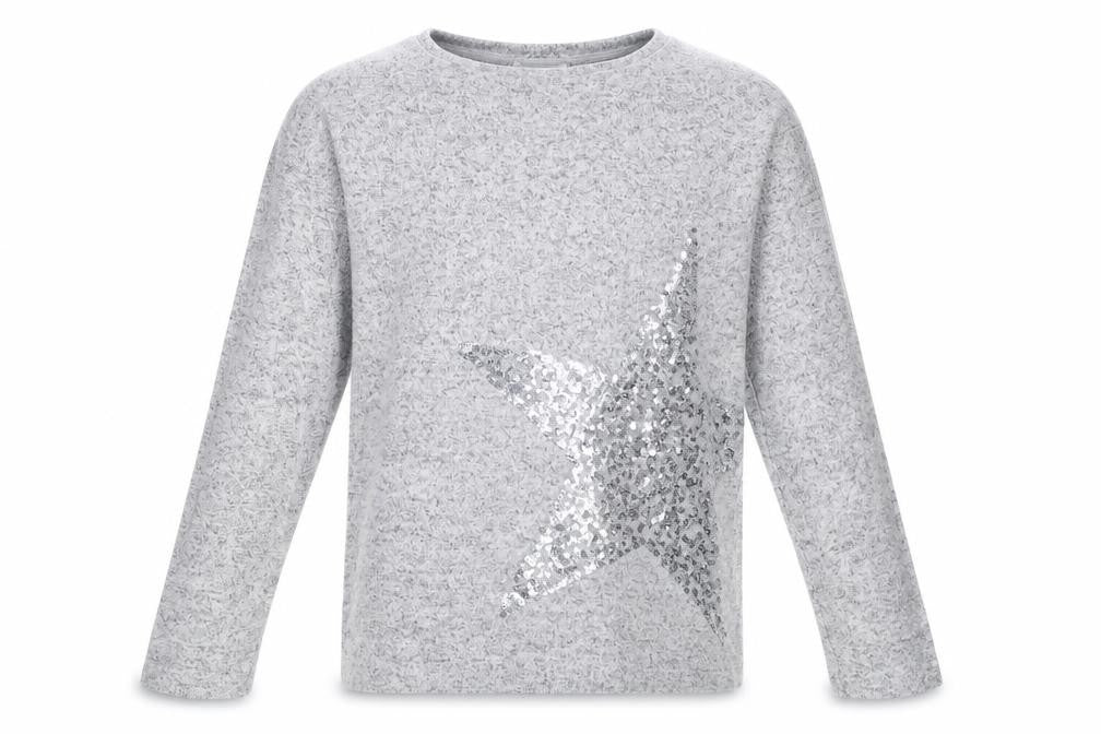 Primark Girls Grey  Knit Pullover Sweatshirt Size 11-12 Years