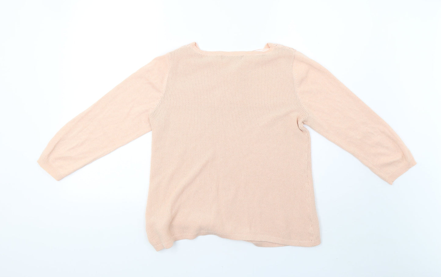 Marks and Spencer Womens Pink  Knit Pullover Sweatshirt Size 10